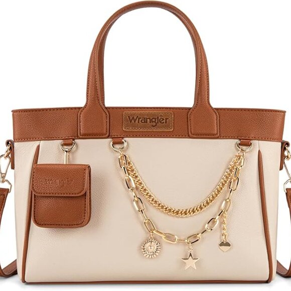Wrangler Medium Tote Bag Charm and Detachable Mini Pouch - Picture 6 of 6